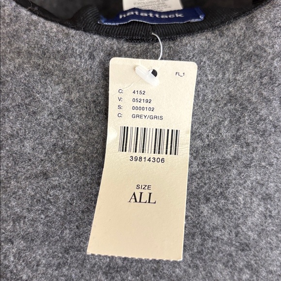 NWT Anthropologie Hat Attack Women\'s Charcoal Gray Wool Felt Floppy Hat main image 4